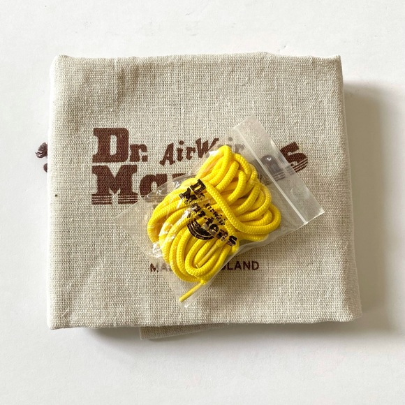 NWOT DOC MARTENS Yellow Boot Laces - Picture 4 of 5
